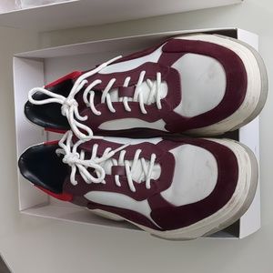 Calvin Klein Shoes red burgundy white mens 8 US